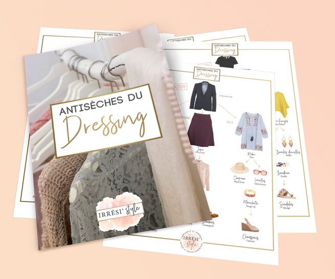 Fiches pratiques antisèches du dressing pour Bien Habillée