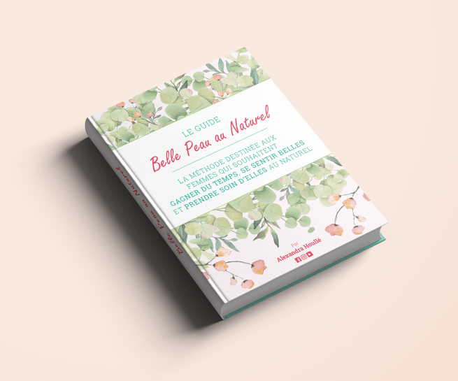 Conception graphique et mise en page de guide PDF Belle Peau au Naturel